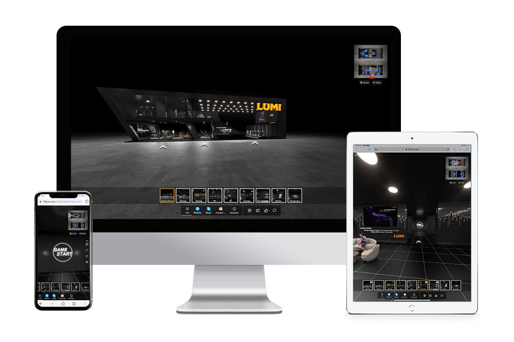 Publishing VR content on device